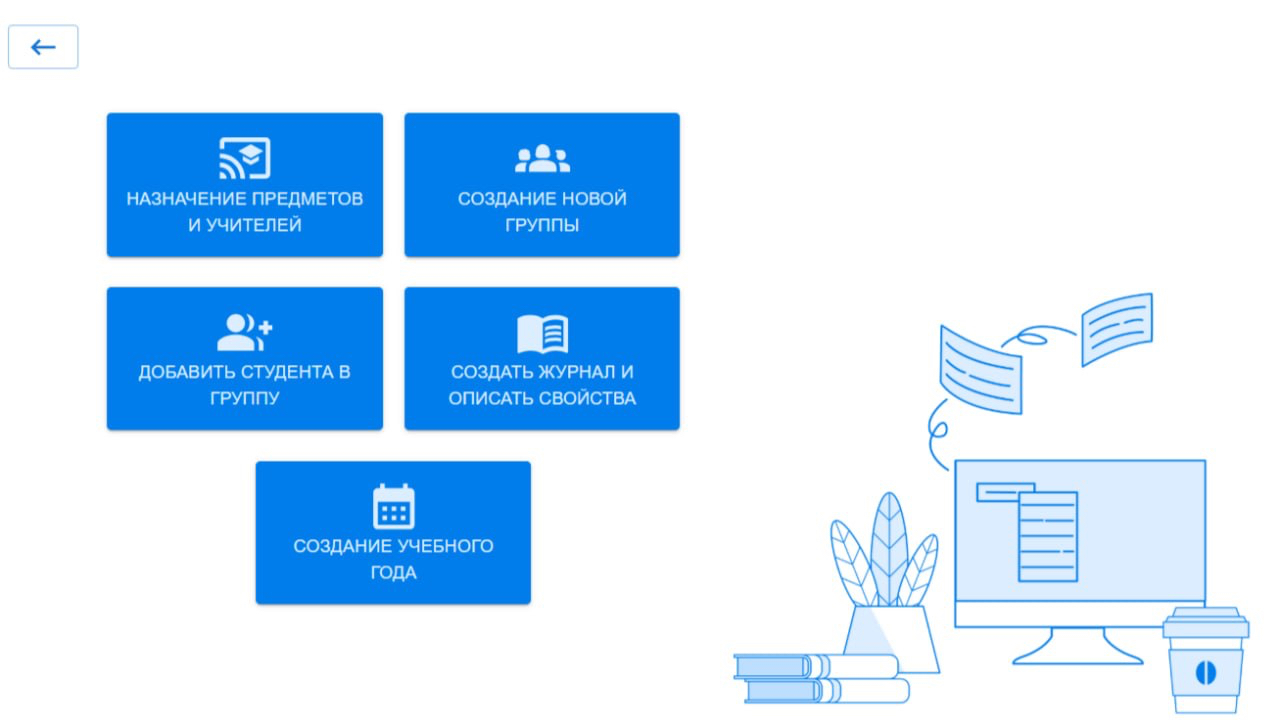 Интерфейс электронного журнала